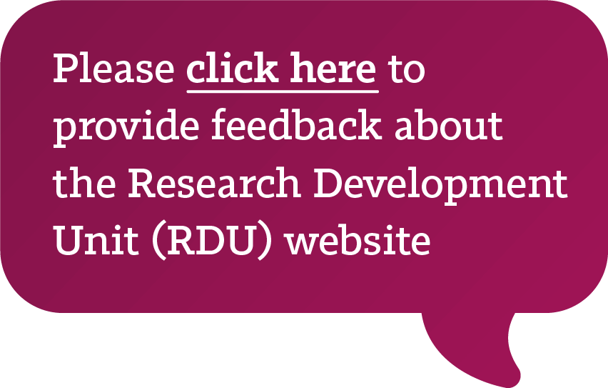 RDU feedback button